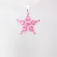 Star - Andromeda-Salmon Organza - 1